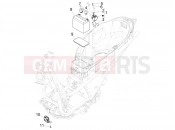 PIAGGIO Beverly 400 Deep Black E5 (EU) Remote control switches - Battery - Horn