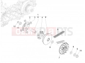 PIAGGIO BV 400 Deep Black E5 (CA, USA) Driving pulley