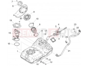 Fuel tank - Piaggio Medley 125 E5 (EU) 2021