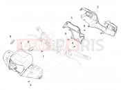 Handlebars coverages - Piaggio Medley 125 E5 (EU) 2021