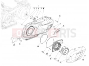 Crankcase cover - Crankcase cooling - Piaggio Medley 200 E5+ (EU) 2024
