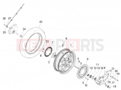 Rear wheel - Piaggio Medley 200 E5+ (EU) 2024