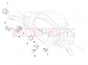 Selectors - Switches - Buttons - Piaggio Medley 200 E5+ (EU) 2025