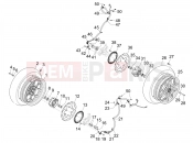 Front wheel - Piaggio MP3 310 HPE / HPE Sport E5+ (EU) 2024