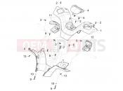 Handlebars coverages - Piaggio MP3 310 HPE / HPE Sport E5+ (EU) 2024
