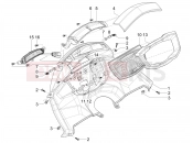Meter combination - Cruscotto - Piaggio MP3 310 HPE / HPE Sport E5+ (EU) 2024