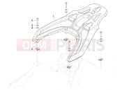 Rear luggage rack - Piaggio MP3 310 HPE / HPE Sport E5+ (EU) 2025