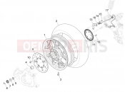 Rear wheel - Piaggio MP3 310 HPE / HPE Sport E5+ (EU) 2025