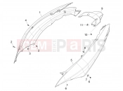 Side cover - Spoiler - Piaggio MP3 310 HPE / HPE Sport E5+ (EU) 2025