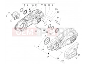 Crankcase cover - Crankcase cooling - Piaggio MP3 530 HPE Exclusive E5+ (EU) 2024