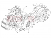 Engine assembly - Piaggio MP3 530 HPE Exclusive E5+ (EU) 2024