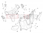 Front glove-box - Knee-guard panel - Piaggio MP3 530 HPE Exclusive E5+ (EU) 2024
