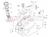 Fuel tank - Piaggio MP3 530 HPE Exclusive E5+ (EU) 2024