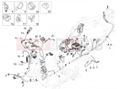 Main cable harness - Piaggio MP3 530 HPE Exclusive E5+ (EU) 2024