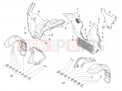 Wheel huosing - Mudguard - Piaggio MP3 530 HPE Exclusive E5+ (EU) 2024