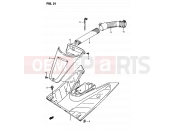SUZUKI AP50R7 W (1998) (T/7/V) 31 - REAR LEG SHIELD