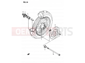SUZUKI AP50 V (1997) (T/7/V) 34 - FRONT WHEEL