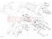 FOOTRESTS, LEFT - Ducati Multistrada 1260 S Touring 2020