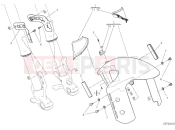 DUCATI 2025 Desert X Front mudguard