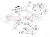 DUCATI 2025 Desert X Discovery Side stand & center stand