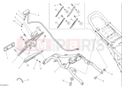 DUCATI 2025 Desert X Discovery License plate holder