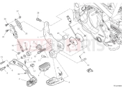 DUCATI 2025 Desert X Discovery Right footrest