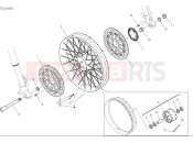 DUCATI 2025 Desert X Discovery Front wheel