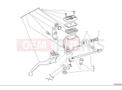 DUCATI 2025 Desert X Rally Front brake pump