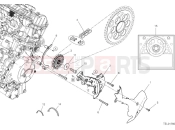 DUCATI 2025 Diavel for Bentley Front sprocket & chain