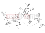 DUCATI 2025 Panigale V2 S Right footrest