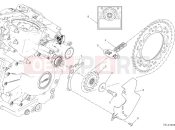 DUCATI 2025 Panigale V2 S Front sprocket & chain