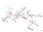 DUCATI 2025 Panigale V2 S Left footrest