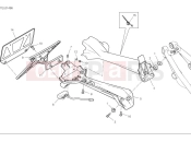 DUCATI 2025 Panigale V2 Superquadro Final Edition Plate holder
