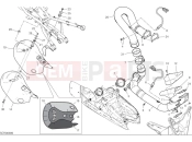 DUCATI 2025 Panigale V2 Superquadro Final Edition Exhaust manifold