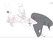 DUCATI 2025 Panigale V2 Superquadro Final Edition Front mudguard