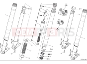 DUCATI 2025 Panigale V4 Front fork