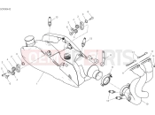 DUCATI 2025 Panigale V4 Exhaust system (front side)