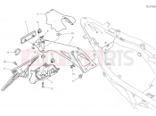 DUCATI 2025 Hypermotard 950 License plate holder