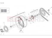 DUCATI 2025 Monster Rear wheel