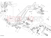 DUCATI 2025 Monster Left footrests
