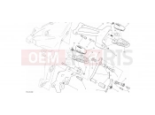 DUCATI Multistrada 950 Spoked Wheels FOOTRESTS, LEFT