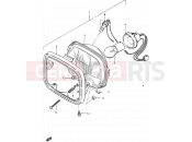 SUZUKI CS125 D (1983) 26 - HEADLAMP (E22)