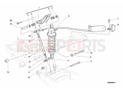 DUCATI 1999 Sporttouring ST2 REAR SHOCK ABSORBER
