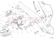 Right footrests - Ducati Scrambler 1100 Sport Pro 2025