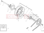 Rear wheel - Ducati Scrambler 1100 Sport Pro 2025