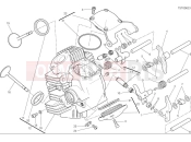 Horizontal cylinder head - Ducati Scrambler 1100 Sport Pro 2025