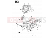 2 - CRANKCASE - Suzuki CS50 / CS50D / CS50G D (1983)