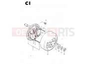 16 - MAGNETO (CS50Z, CS50D) - Suzuki CS50 / CS50D / CS50G D (1983)