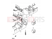 SUZUKI CS80C / CS80L D (1983) 24 - TURN SIGNAL LAMP (E02, E17, E22)