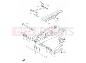 SUZUKI DF125E X (1999) 46 - REAR SWINGING ARM